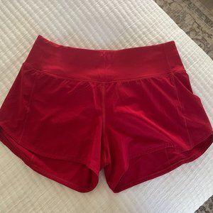 Dark Red Lululemon athletic short